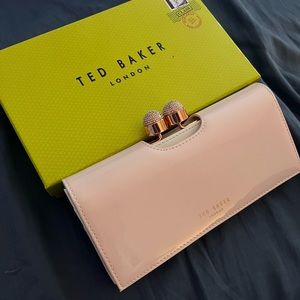 Ted Baker Patent Bobble Matinee wallet